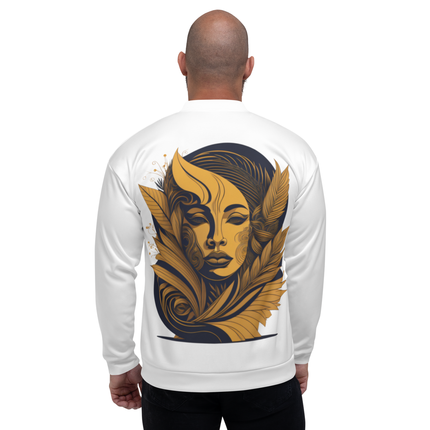 Inner Face Bomber Jacket - White
