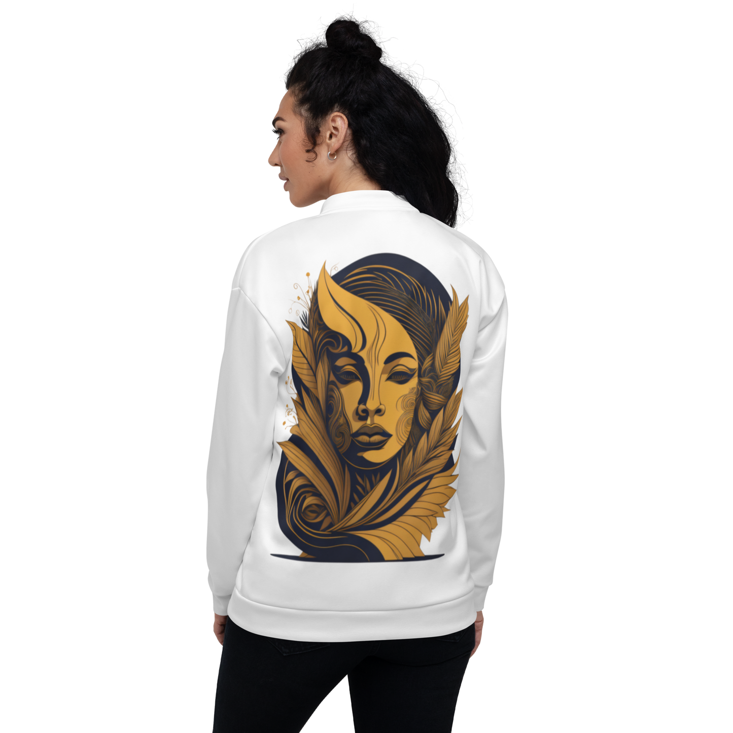 Inner Face Bomber Jacket - White