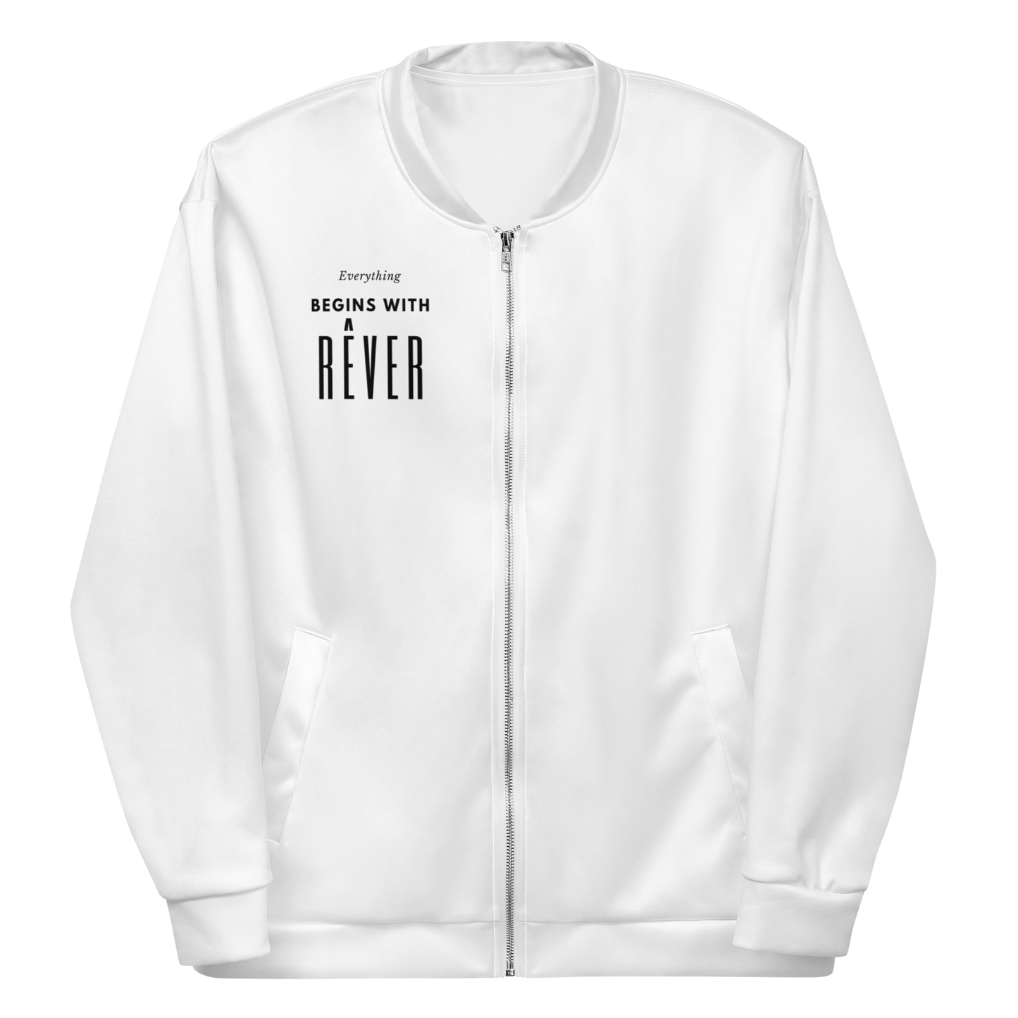 Inner Face Bomber Jacket - White