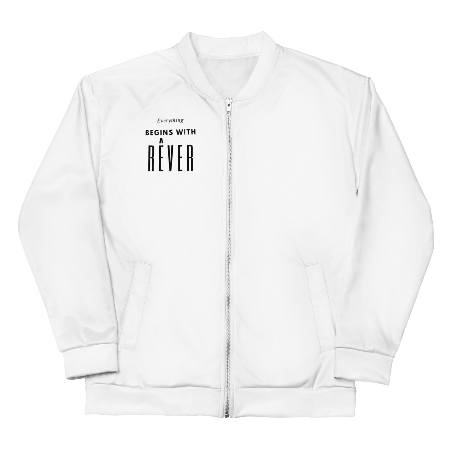 Inner Face Bomber Jacket - White