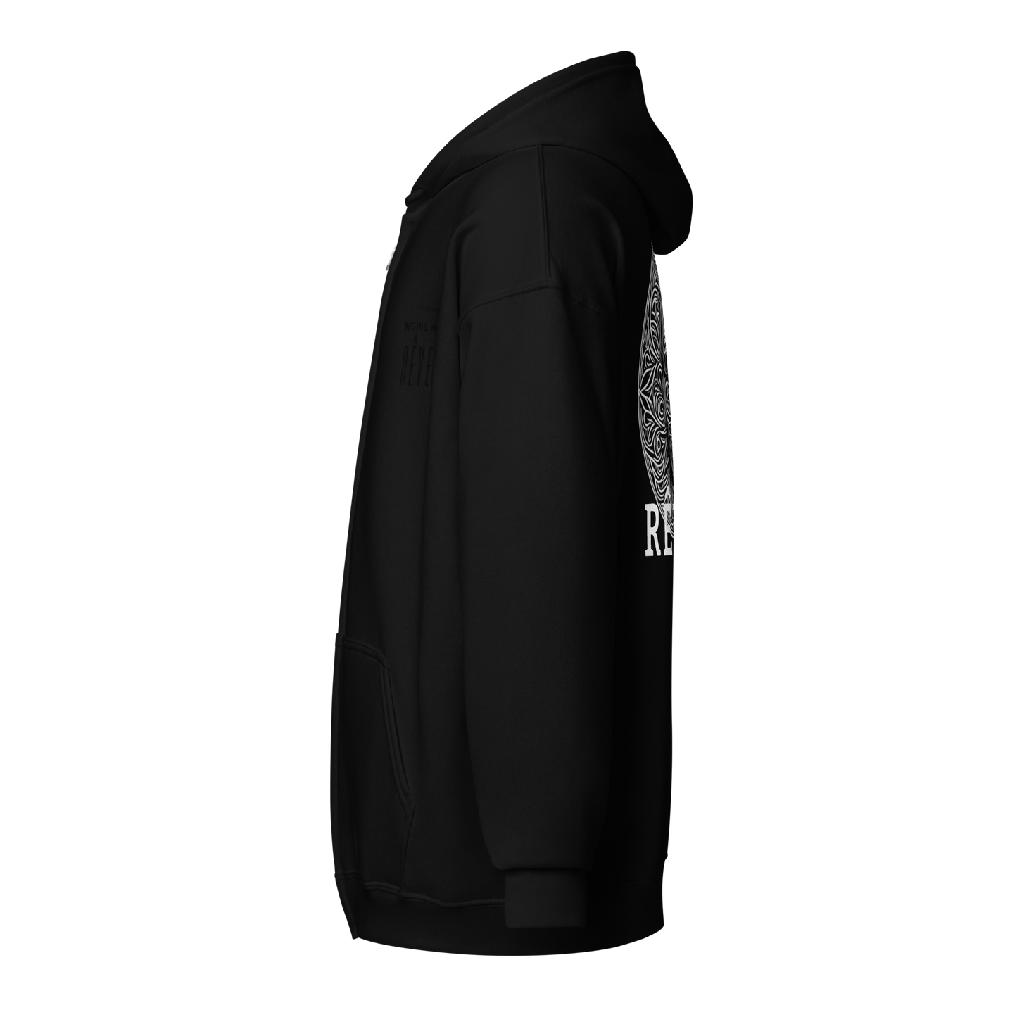 Human - Hoodie Jacket - Black