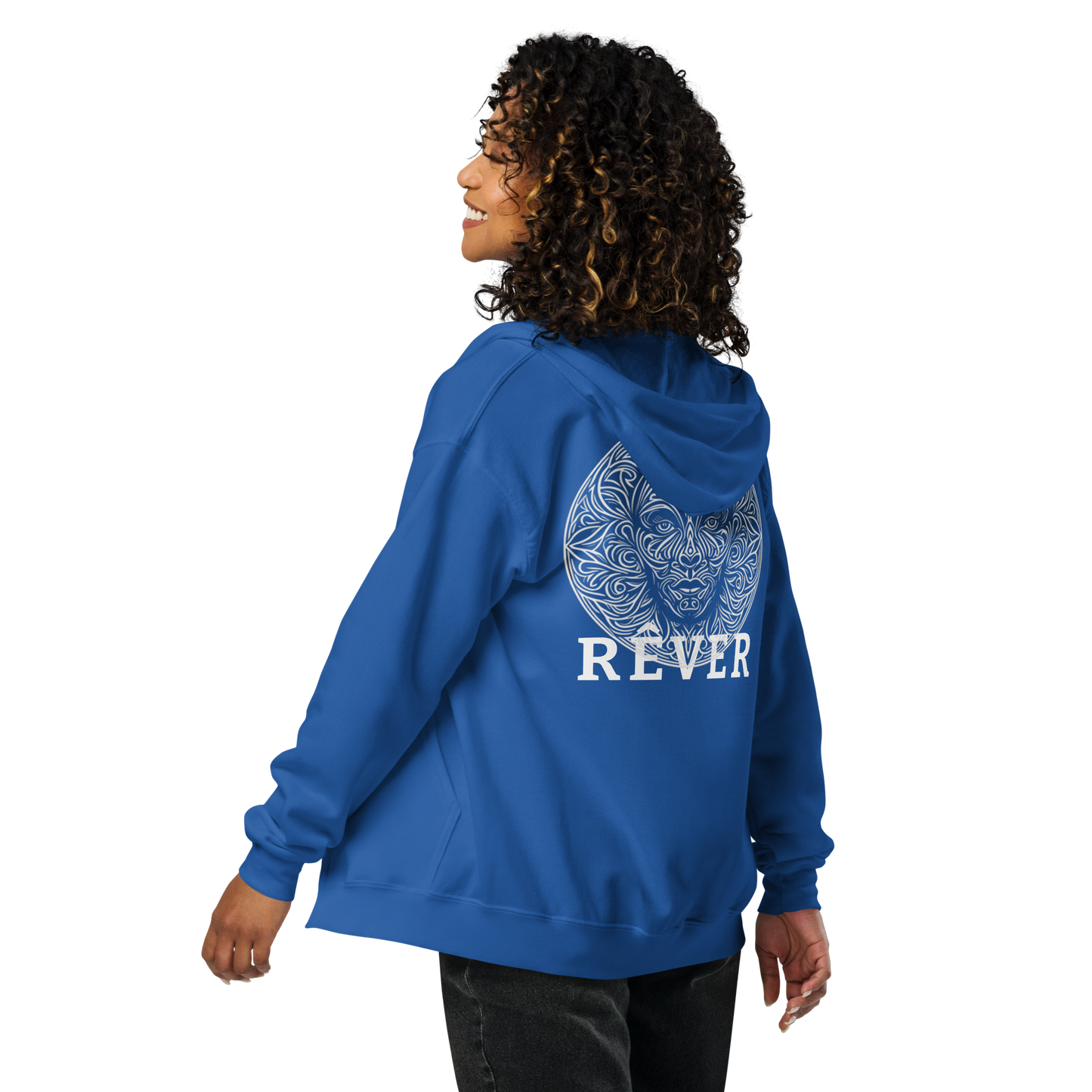 Human - Hoodie Jacket - Royal Blue