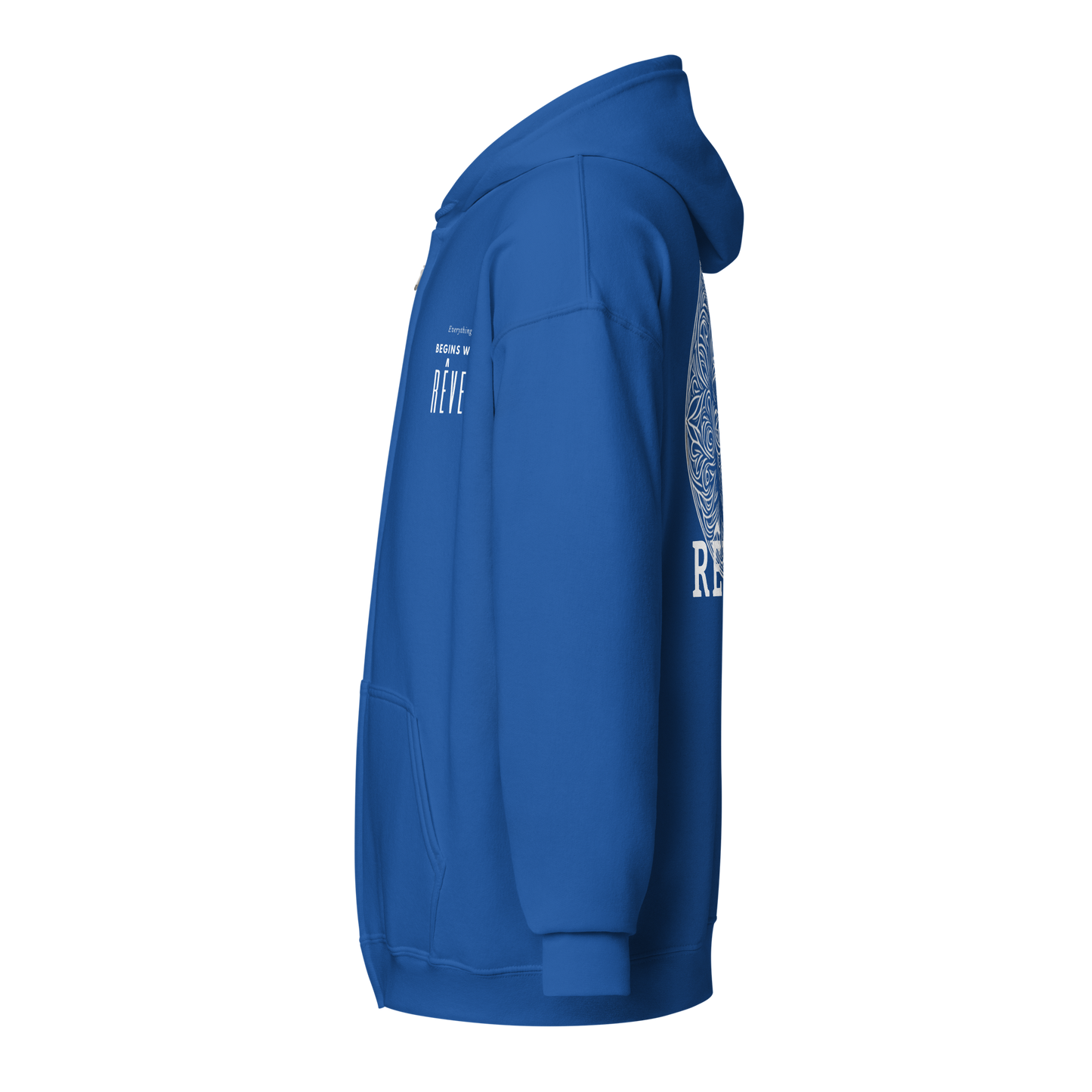 Human - Hoodie Jacket - Royal Blue