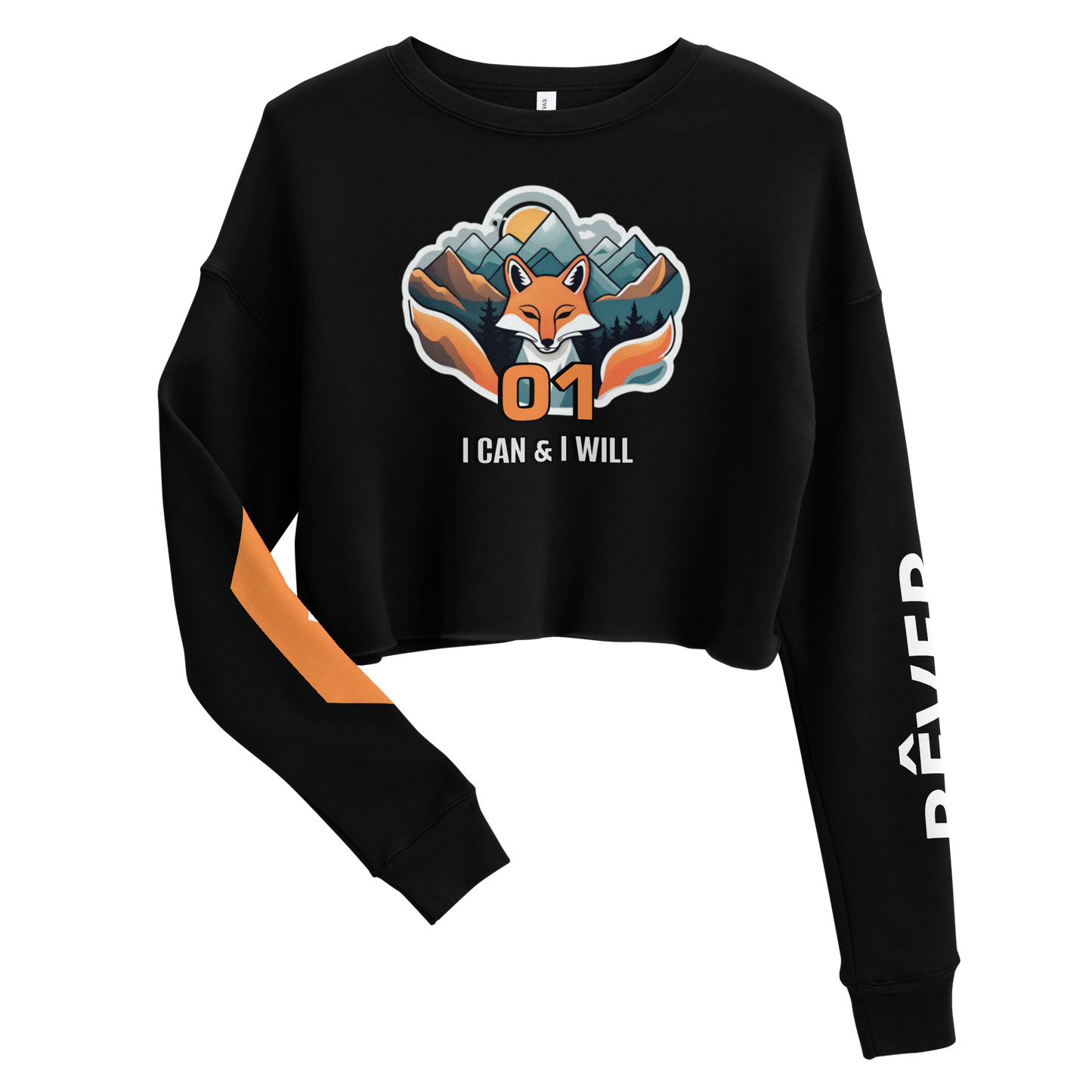 Fox 01 Crop Sweatshirt