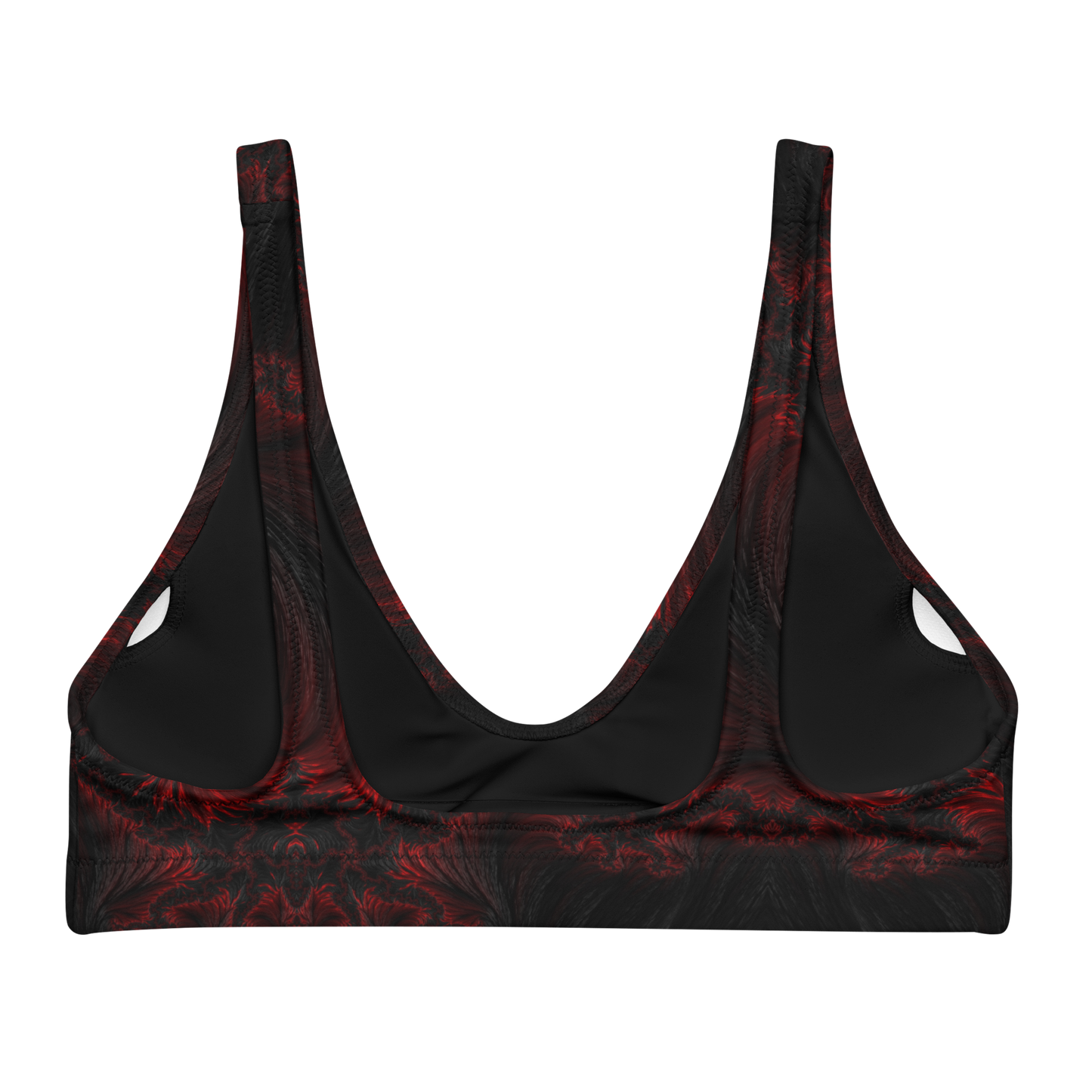 Recycled padded bikini top