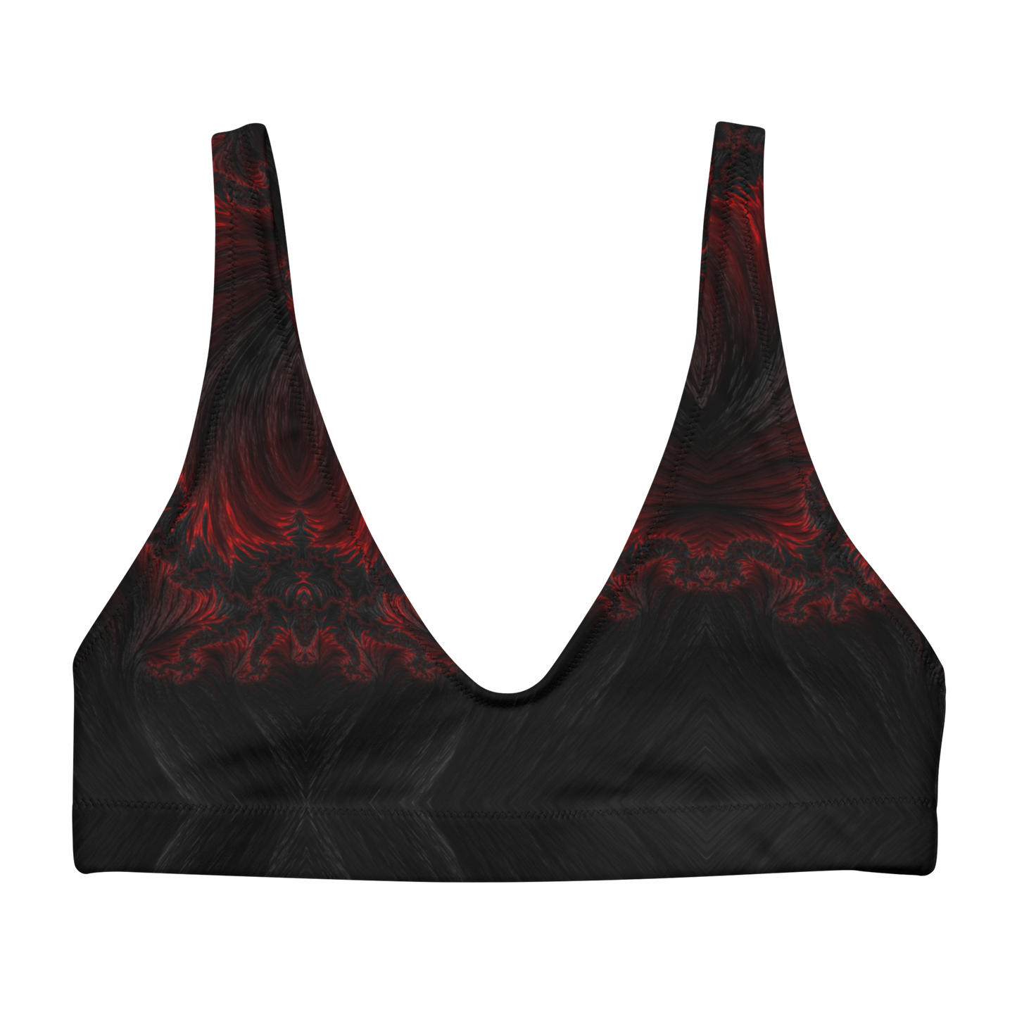 Recycled padded bikini top