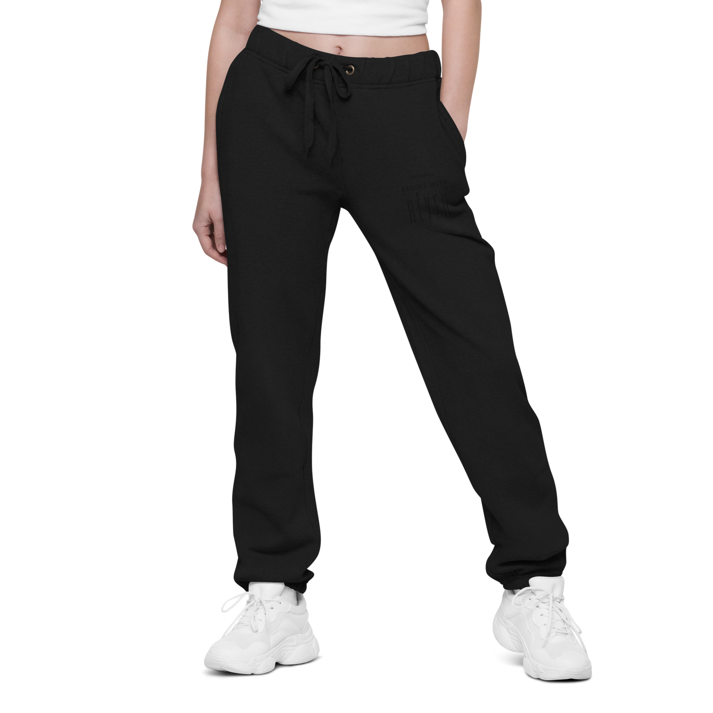 Unisex loose fit joggers