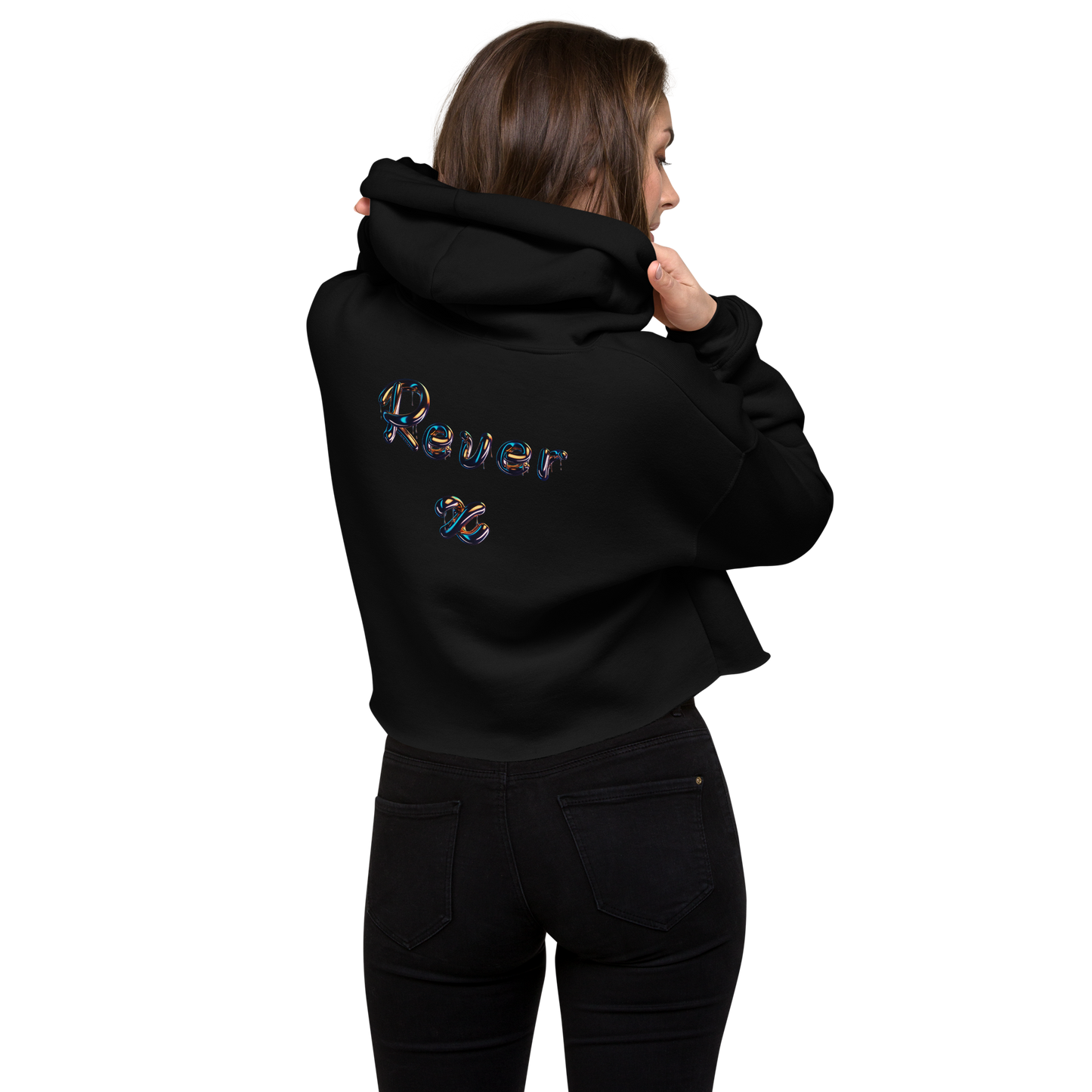 Crop Chromatic Hoodie