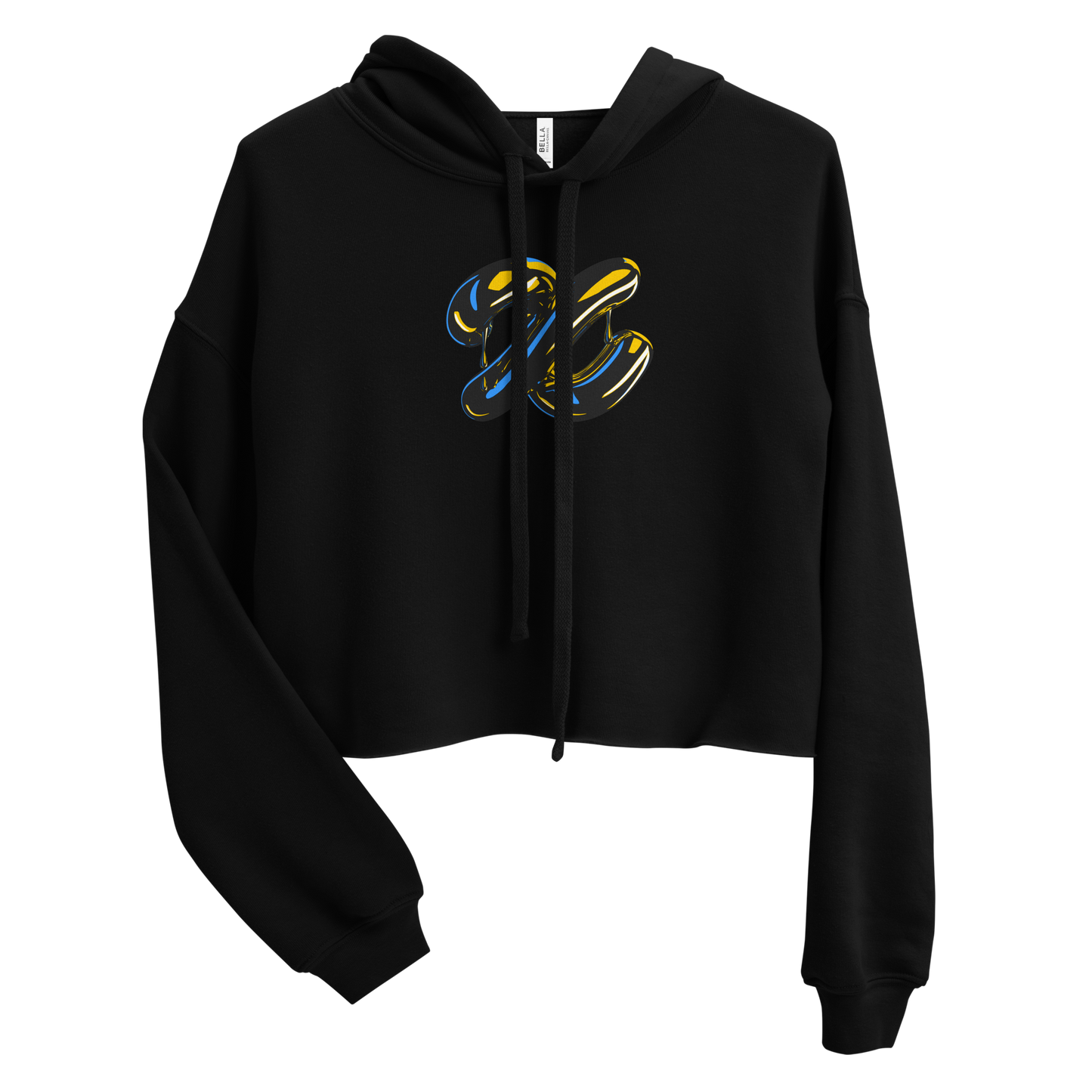 Crop Chromatic Hoodie