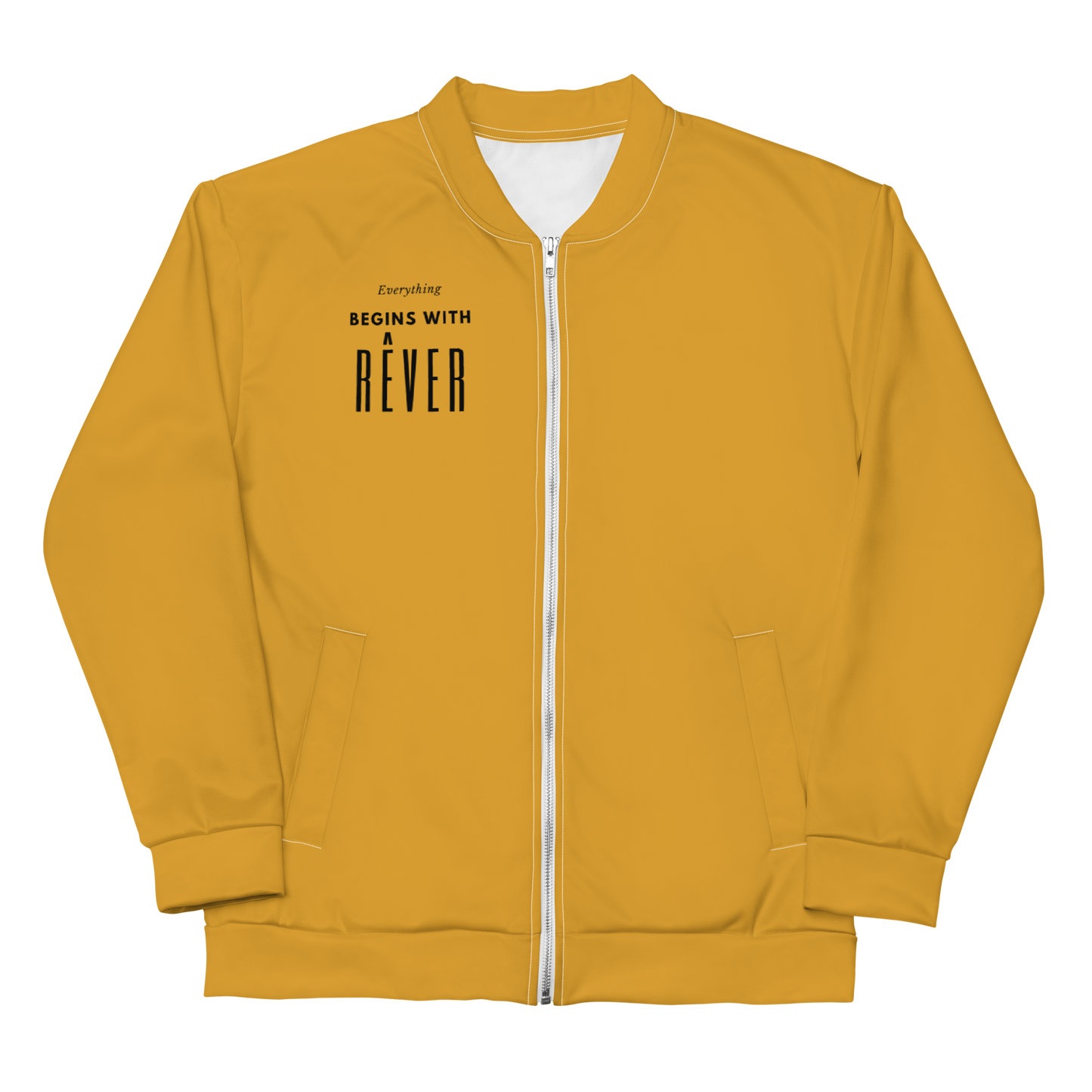 Inner Face Bomber Jacket - Yellow