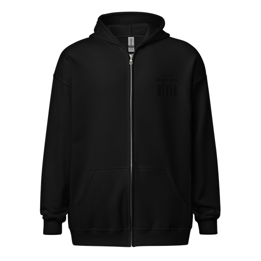 Human - Hoodie Jacket - Black