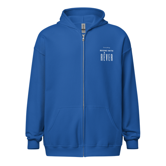 Human - Hoodie Jacket - Royal Blue